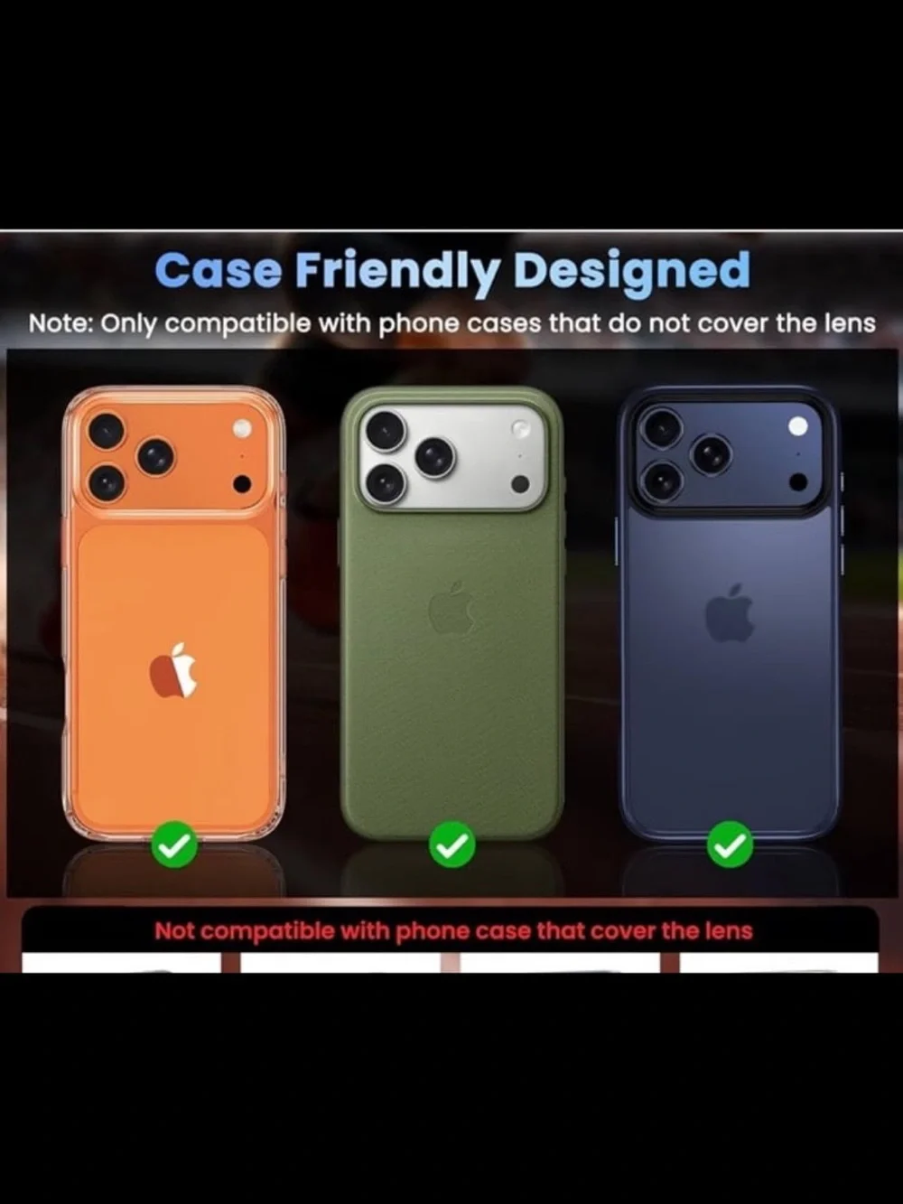 New! Uyiton Compatible with iPhone 17 Pro Max Camera Lens Protector.